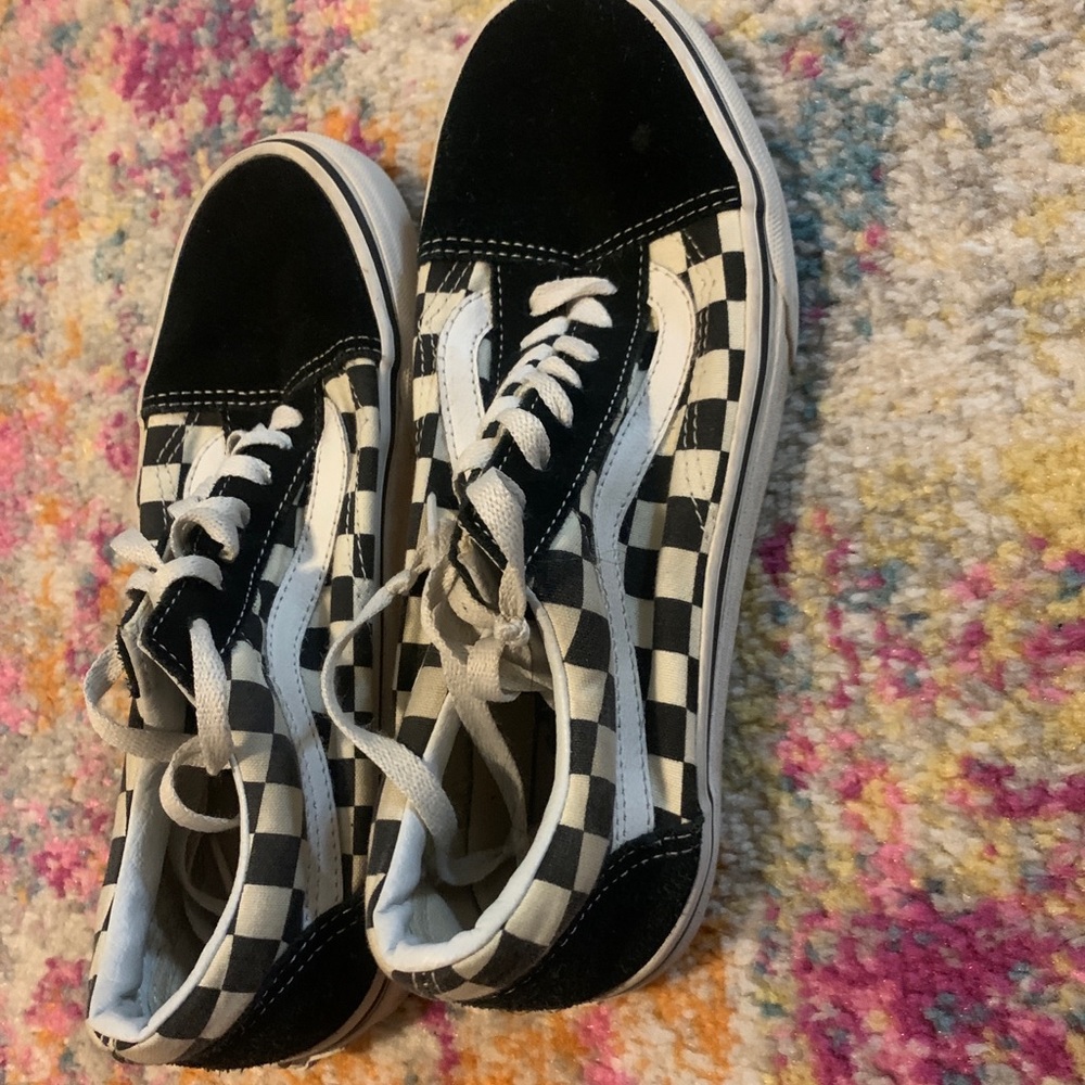 Checkered vans